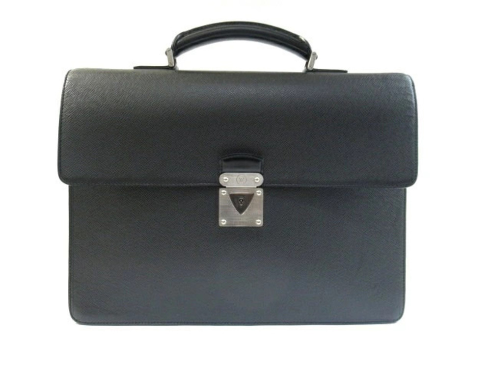 Louis Vuitton Ardoise Business Laguito Taiga Bag Black